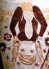 Bild: 9515504 (9515504.jpg). Motiv: oidentifierad gestalt - droleri. Foto: Lennart Karlsson